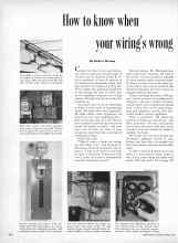 Better Homes & Gardens March 1957 Magazine Article: How to know when your wiring's wrong