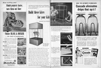 Better Homes & Gardens March 1957 Magazine Article: Build these kites for your kids