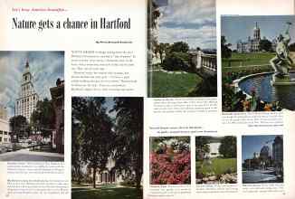 Better Homes & Gardens March 1957 Magazine Article: Nature gets a chance in Hartford