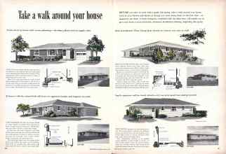 Better Homes & Gardens March 1957 Magazine Article: Take a walk around your house