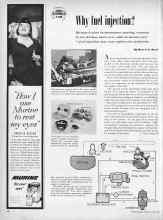 Better Homes & Gardens April 1957 Magazine Article: Why fuel injection?