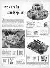 Better Homes & Gardens April 1957 Magazine Article: Here's how for speedy spicing