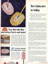 Better Homes & Gardens April 1957 Magazine Article: More fashion notes for bedding