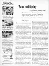 Better Homes & Gardens April 1957 Magazine Article: Water conditioning