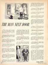 Better Homes & Gardens April 1957 Magazine Article: THE MAN NEXT DOOR