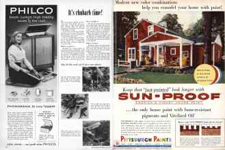 Better Homes & Gardens April 1957 Magazine Article: Page 54