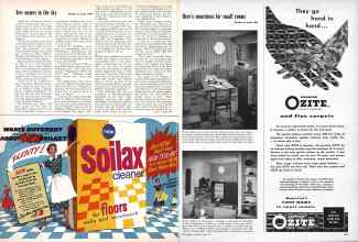 Better Homes & Gardens April 1957 Magazine Article: Page 204