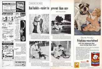 Better Homes & Gardens April 1957 Magazine Article: Bad habits--easier to prevent than cure