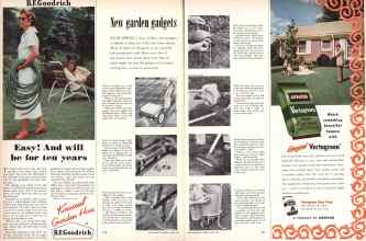 Better Homes & Gardens April 1957 Magazine Article: New garden gadgets