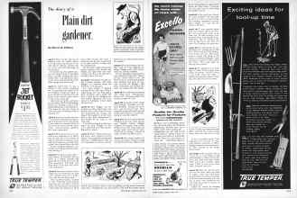Better Homes & Gardens April 1957 Magazine Article: The diary of a Plain dirt gardener