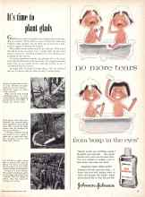 Better Homes & Gardens May 1957 Magazine Article: It's time to plant glads
