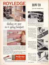 Better Homes & Gardens May 1957 Magazine Article: HOW-TO for the handyman