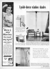 Better Homes & Gardens May 1957 Magazine Article: Upside-down window shades