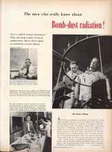 Better Homes & Gardens May 1957 Magazine Article: Bomb-dust radiation!