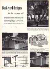 Better Homes & Gardens May 1957 Magazine Article: Back-yard designs for the younger set!
