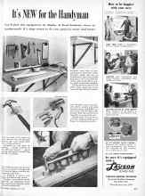 Better Homes & Gardens May 1957 Magazine Article: It's NEW for the Handyman