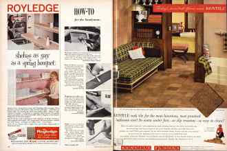 Better Homes & Gardens May 1957 Magazine Article: Page 38