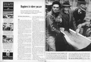 Better Homes & Gardens May 1957 Magazine Article: Happiness is where you are