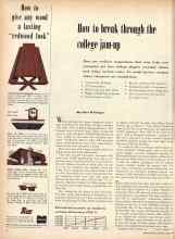 Better Homes & Gardens June 1957 Magazine Article: How to break through the college jam-up