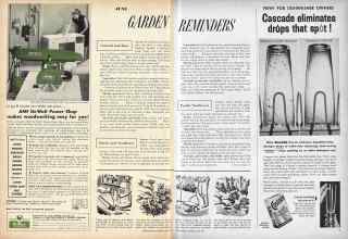 Better Homes & Gardens June 1957 Magazine Article: JUNE GARDEN REMINDERS