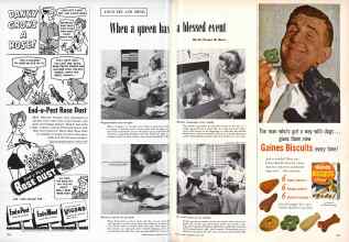 Better Homes & Gardens June 1957 Magazine Article: When a queen has a blessed event