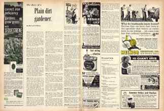 Better Homes & Gardens June 1957 Magazine Article: The diary of a Plain dirt gardener