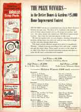 Better Homes & Gardens July 1957 Magazine Article: THE PRIZE WINNERS--in the Better Homes & Gardens $25,000 Home Improvement Contest