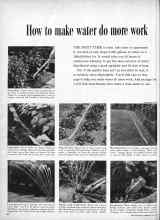 Better Homes & Gardens July 1957 Magazine Article: How to make water do more work