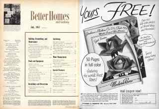 Better Homes & Gardens July 1957 Magazine Article: Page 4