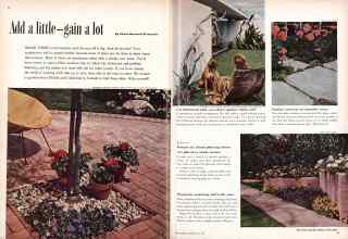 Better Homes & Gardens July 1957 Magazine Article: Add a little--gain a lot