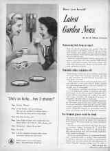 Better Homes & Gardens August 1957 Magazine Article: Latest Garden News