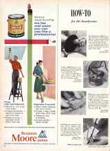 Better Homes & Gardens August 1957 Magazine Article: Benjamin Moore paints