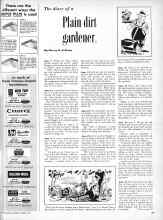 Better Homes & Gardens August 1957 Magazine Article: The diary of a Plain dirt gardener