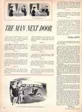 Better Homes & Gardens August 1957 Magazine Article: THE MAN NEXT DOOR
