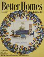 Better Homes & Gardens August 1957 Magazine Cover
