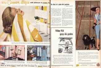 Better Homes & Gardens August 1957 Magazine Article: Page 30