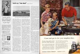 Better Homes & Gardens August 1957 Magazine Article: Page 108