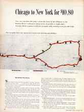 Better Homes & Gardens September 1957 Magazine Article: Chicago to New York for $10 .80