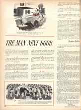 Better Homes & Gardens September 1957 Magazine Article: THE MAN NEXT DOOR