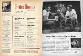 Better Homes & Gardens September 1957 Magazine Article: Page 4