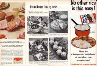 Better Homes & Gardens September 1957 Magazine Article: Peanut-butter fans try these . . .