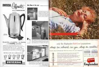 Better Homes & Gardens September 1957 Magazine Article: Page 140