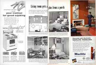 Better Homes & Gardens September 1957 Magazine Article: Page 144