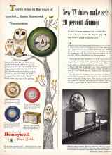Better Homes & Gardens October 1957 Magazine Article: New TV tubes make sets 20 percent slimmer
