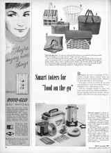 Better Homes & Gardens October 1957 Magazine Article: Smart toters for 