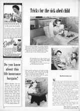 Better Homes & Gardens October 1957 Magazine Article: Tricks for the sick-abed child