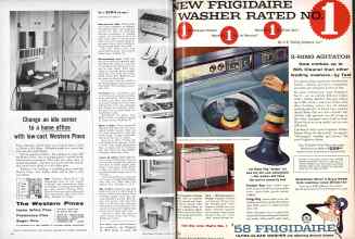 Better Homes & Gardens October 1957 Magazine Article: Page 56