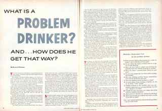 Better Homes & Gardens October 1957 Magazine Article: WHAT IS A PROBLEM DRINKER?