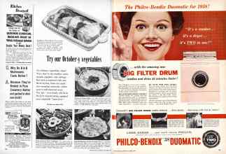 Better Homes & Gardens October 1957 Magazine Article: Page 168