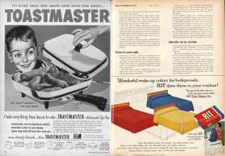 Better Homes & Gardens October 1957 Magazine Article: Page 186